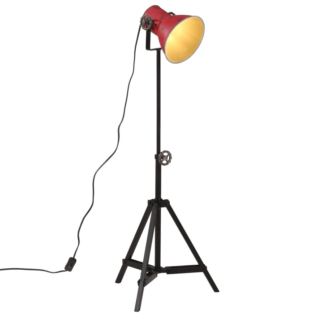 Golvlampa 25 W nött röd 35x35x65/95 cm E27