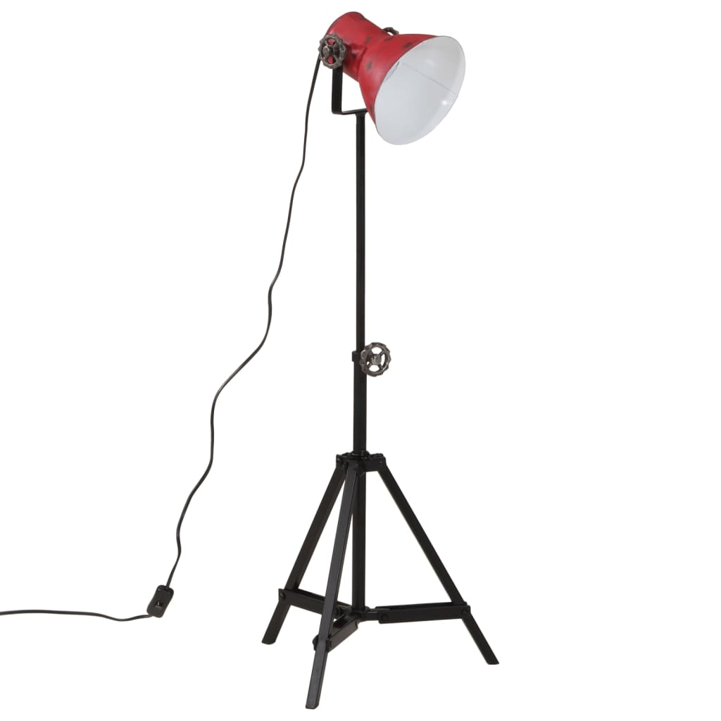 Golvlampa 25 W nött röd 35x35x65/95 cm E27