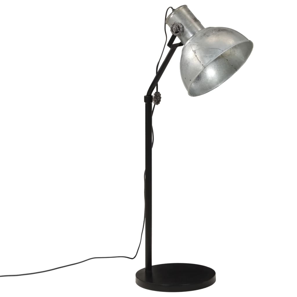 Golvlampa 25 W vintage silver 30x30x90-150 cm E27