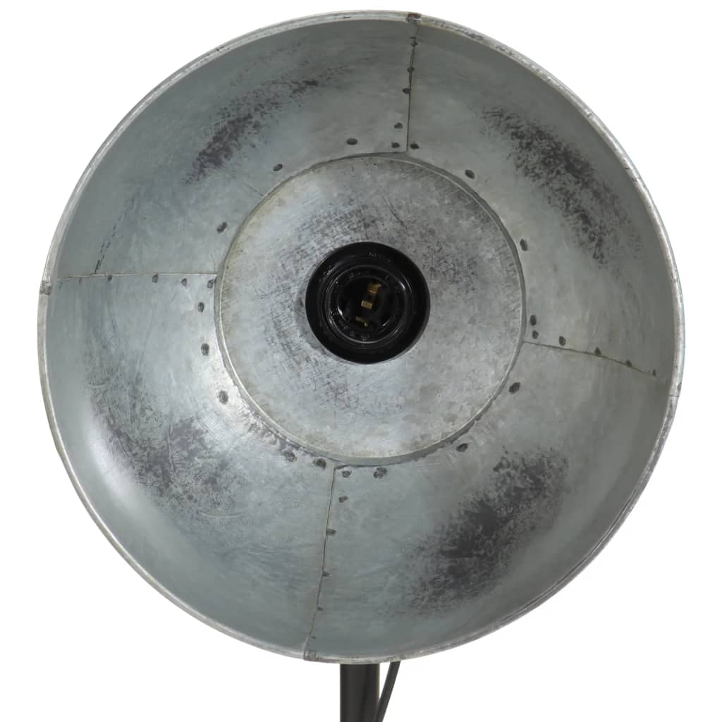 Golvlampa 25 W vintage silver 30x30x90-150 cm E27