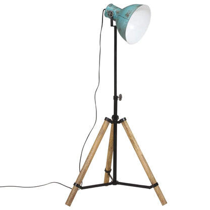 Golvlampa 25 W nött blå 75x75x90-150 cm E27