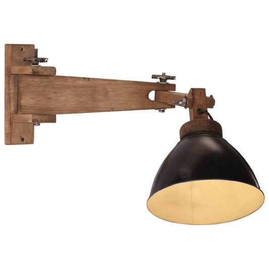 Vägglampa 25 W svart E27