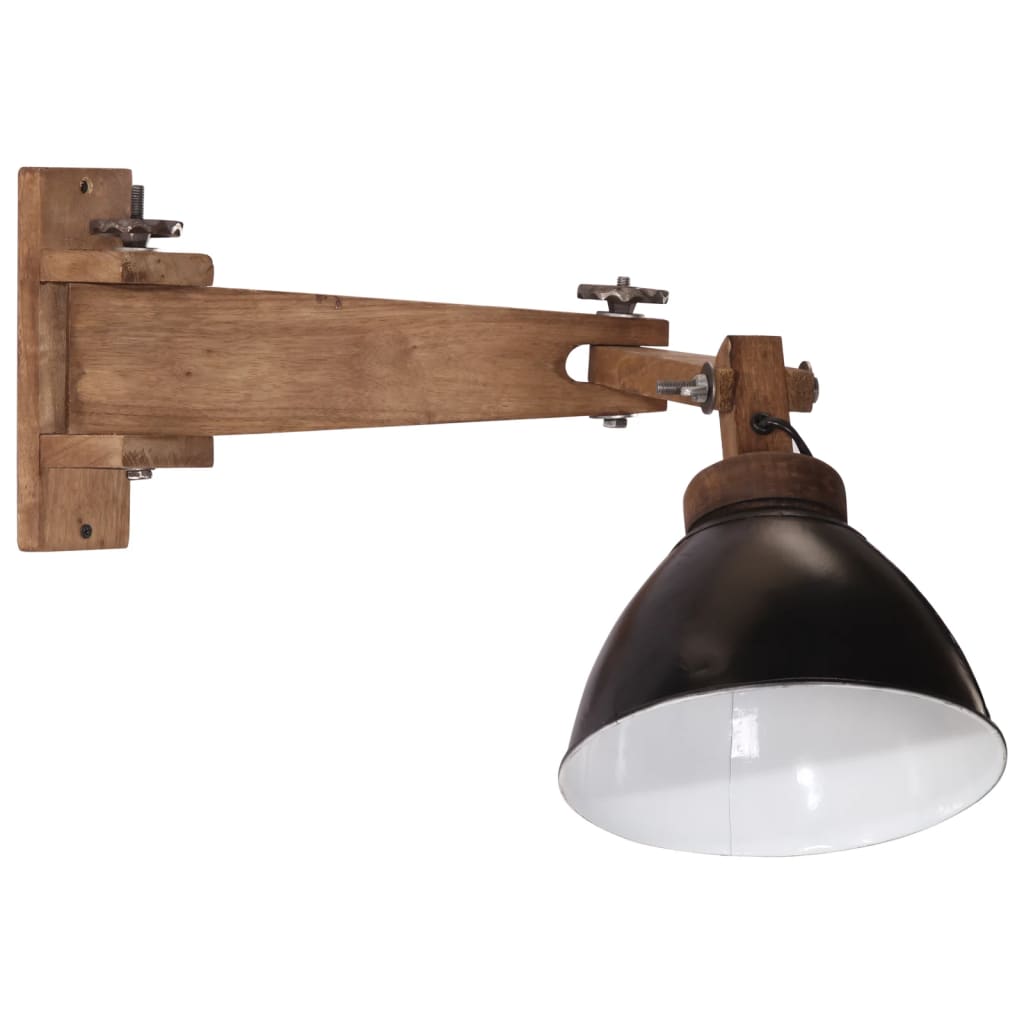 Vägglampa 25 W svart E27