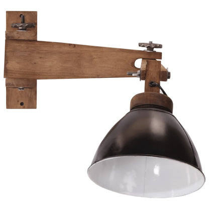 Vägglampa 25 W svart E27