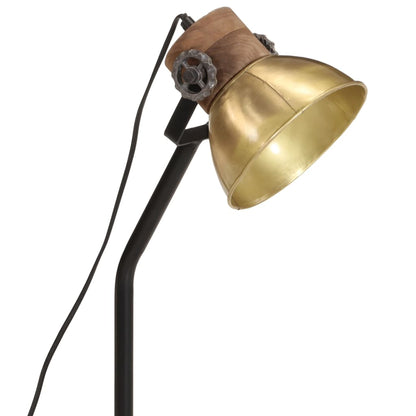 Bordslampa Skrivbordslampa 25 W antik mässing 18x18x60 cm E27