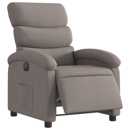 Electric Massage nojatuoli Recliner taupe kangasta