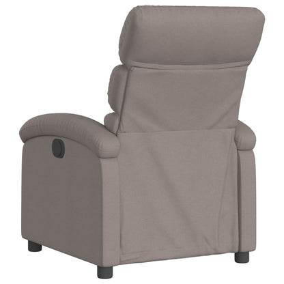 Electric Massage nojatuoli Recliner taupe kangasta