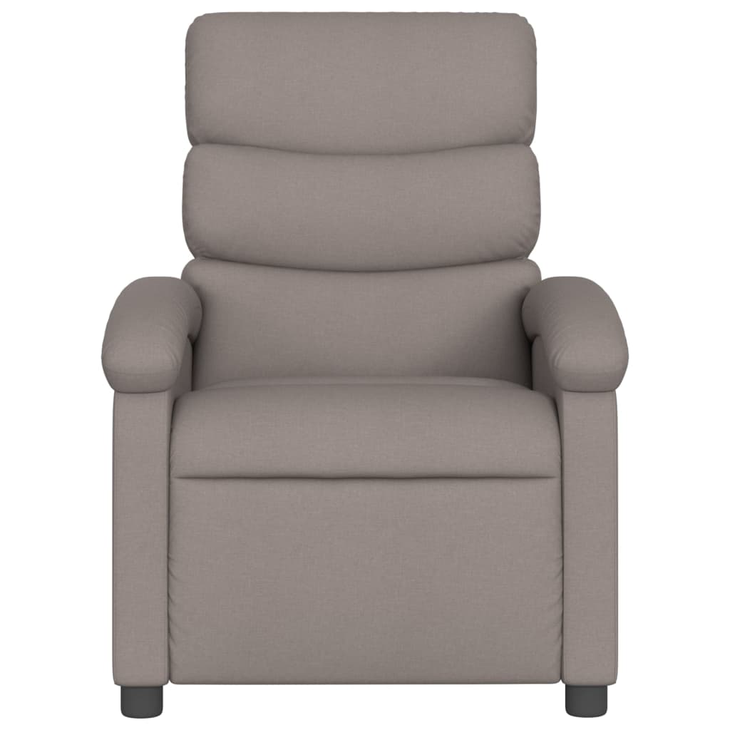 Electric Massage nojatuoli Recliner taupe kangasta