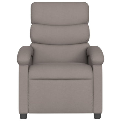 Electric Massage nojatuoli Recliner taupe kangasta