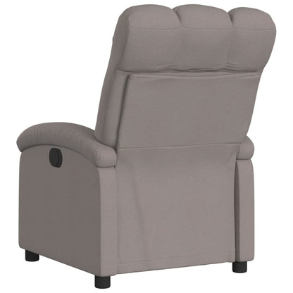 Electric Massage nojatuoli Recliner taupe kangasta