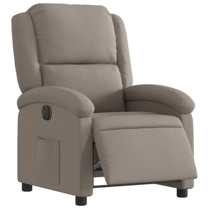 Electric Massage nojatuoli Recliner taupe kangasta