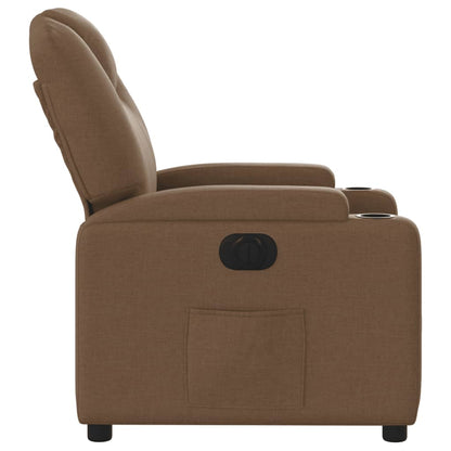 Electric Massage nojatuoli Recliner Ruskea kangas