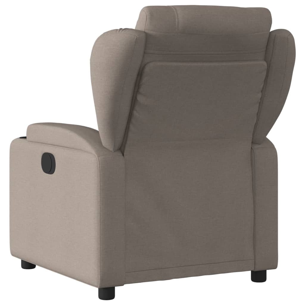 Electric Massage nojatuoli Recliner taupe kangasta