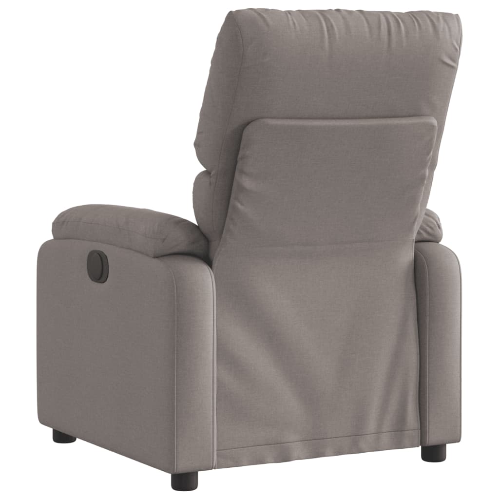 Electric Massage nojatuoli Recliner taupe kangasta