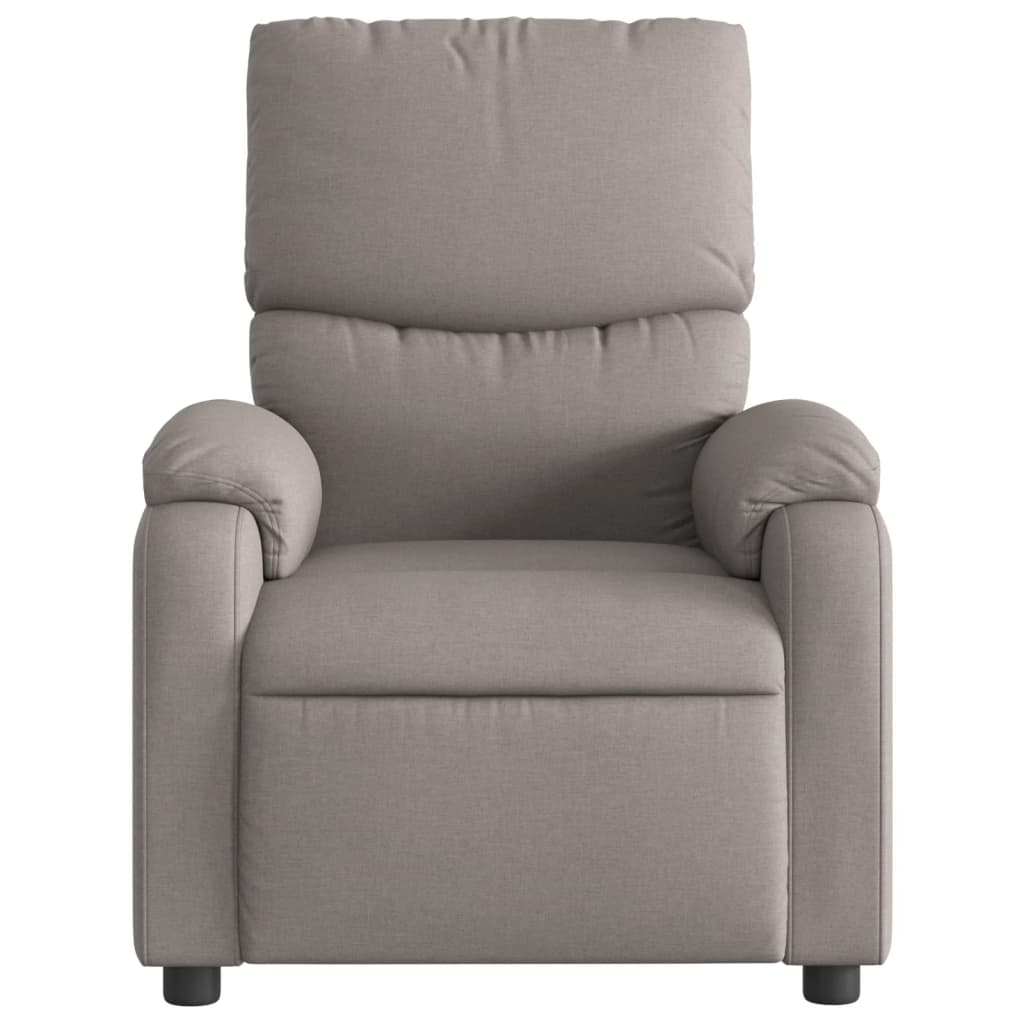 Electric Massage nojatuoli Recliner taupe kangasta