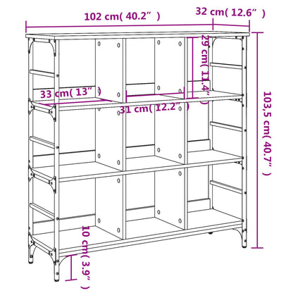 Skänk Sonoma ek 102x32x103,5 cm