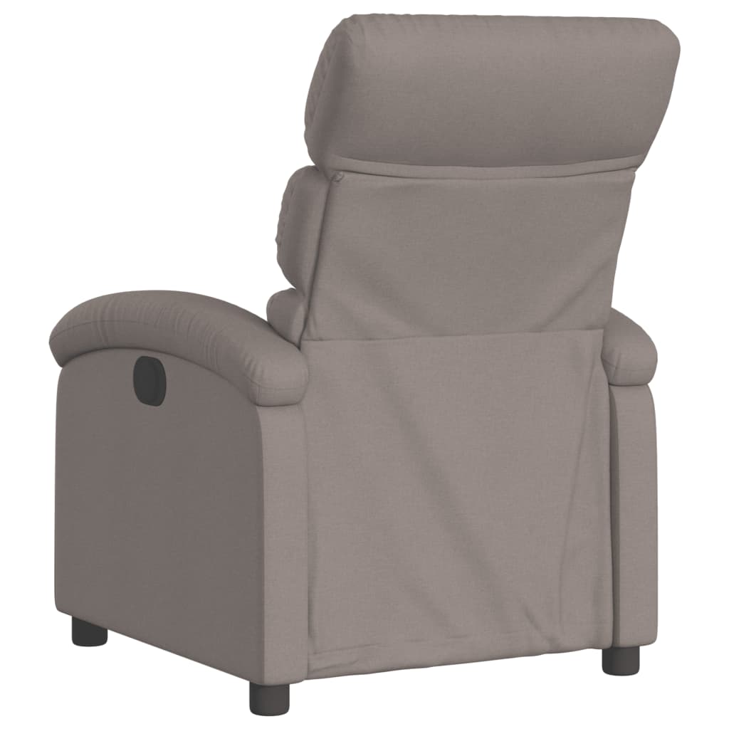 Nojatuoli Recliner taupe kangasta