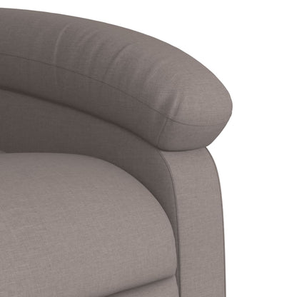 Nojatuoli Recliner taupe kangasta