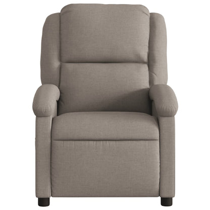 Nojatuoli Recliner taupe kangasta