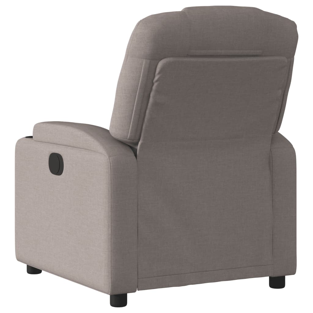 Nojatuoli Recliner taupe kangasta