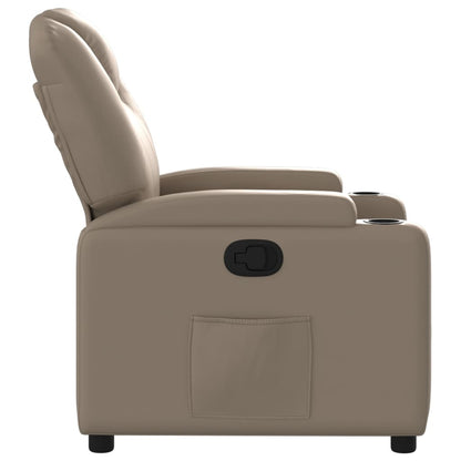 Fåtölj cappuccino Recliner konstläder