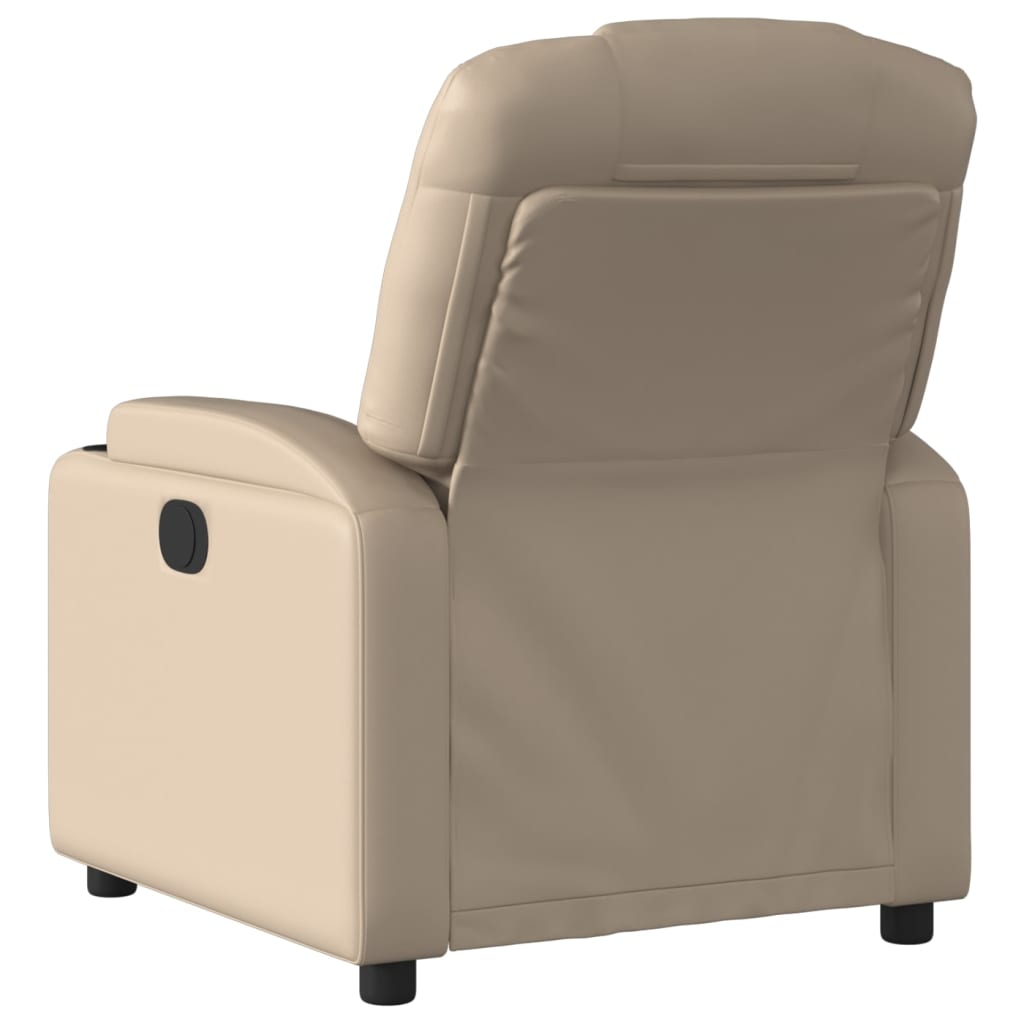 Fåtölj cappuccino Recliner konstläder