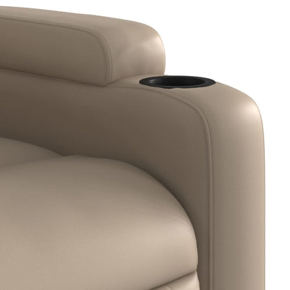 Fåtölj cappuccino Recliner konstläder