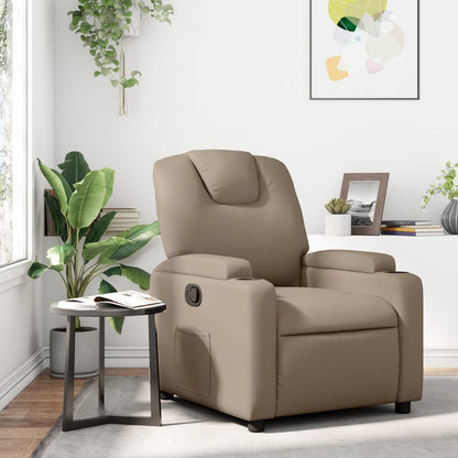 Fåtölj cappuccino Recliner konstläder