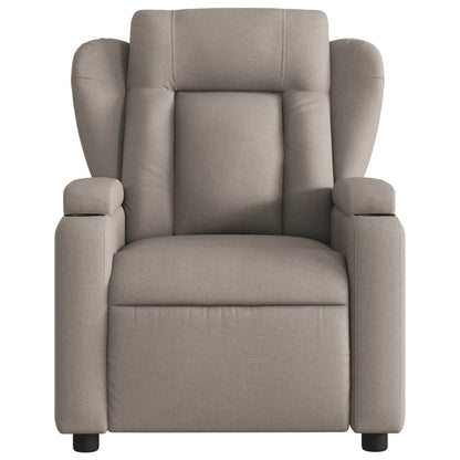 Nojatuoli Recliner taupe kangasta