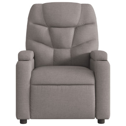 Nojatuoli Recliner taupe kangasta