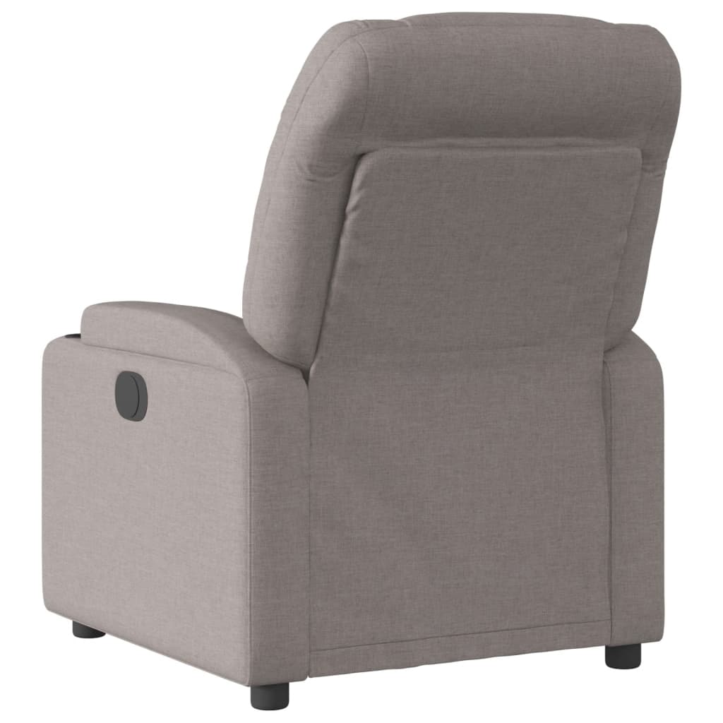 Nojatuoli Recliner taupe kangasta