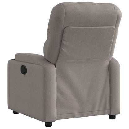 Nojatuoli Recliner taupe kangasta