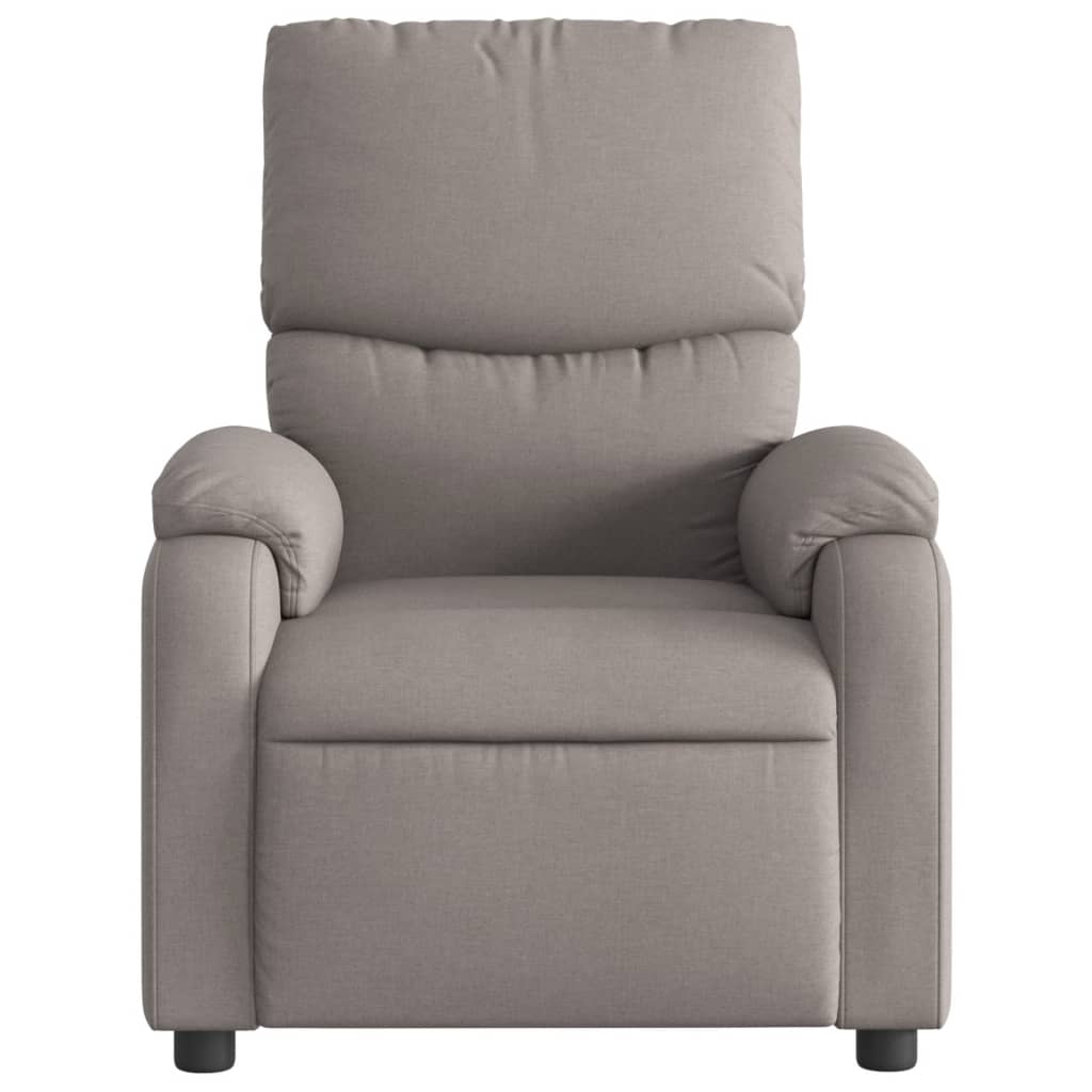 Nojatuoli Recliner taupe kangasta