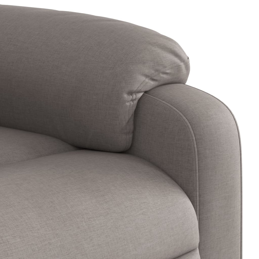 Nojatuoli Recliner taupe kangasta