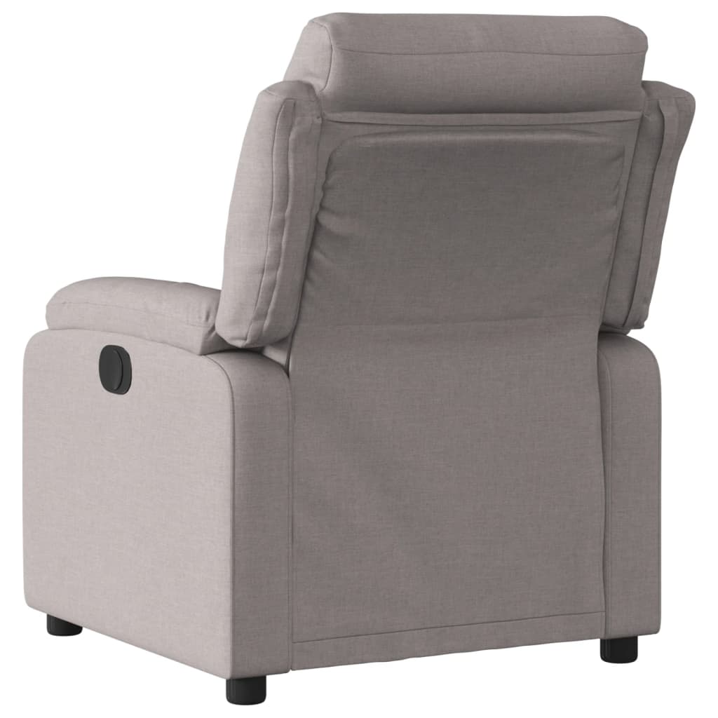 Nojatuoli Recliner taupe kangasta