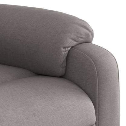 Nojatuoli Recliner taupe kangasta