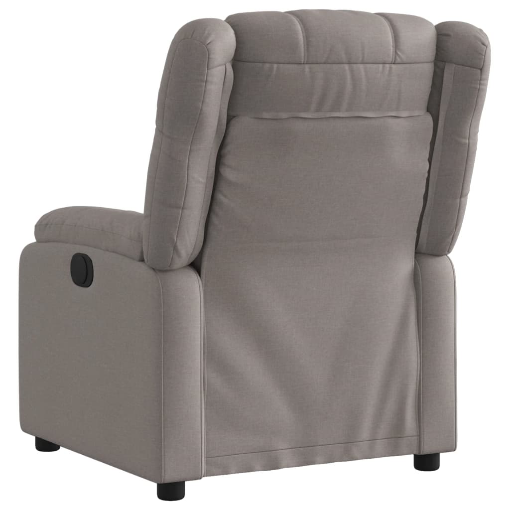 Nojatuoli Recliner taupe kangasta