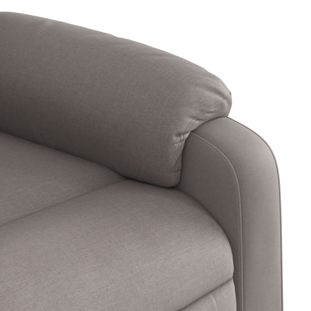 Nojatuoli Recliner taupe kangasta