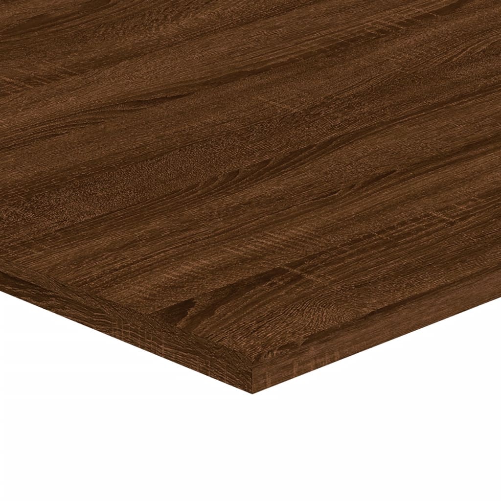 Seinähylly ruskea tammi 100x40x1,5 cm 4 kpl