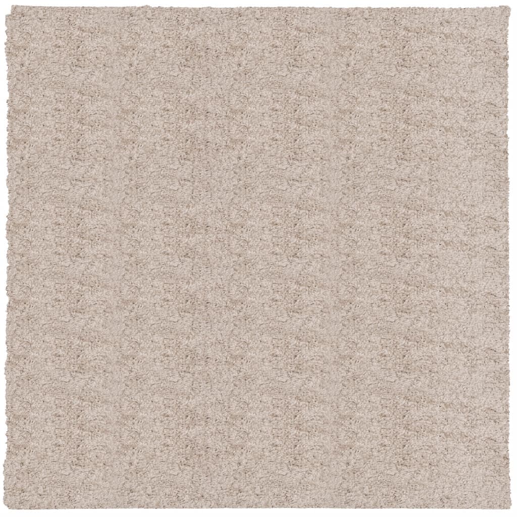 Lattiamatto Ryamatta PAMPLONA pitkä nukka moderni beige 120x120 cm