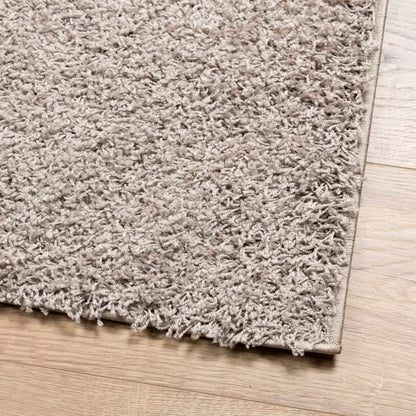 Lattiamatto Ryamatta PAMPLONA pitkä nukka moderni beige 120x120 cm