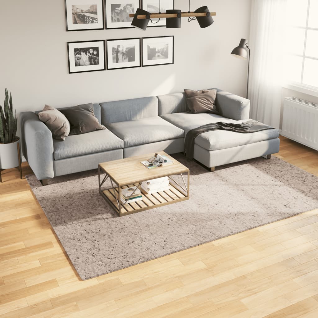 Lattiamatto Ryamatta PAMPLONA pitkä nukka moderni beige 200x280 cm