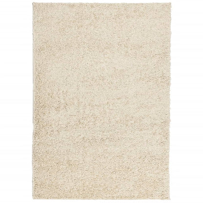 Golvmatta Ryamatta PAMPLONA lång lugg modern guld 160x230 cm