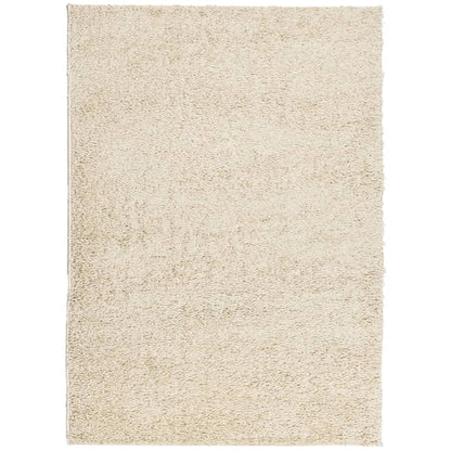 Golvmatta Ryamatta PAMPLONA lång lugg modern guld 200x280 cm