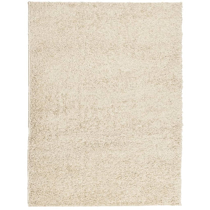 Golvmatta Ryamatta PAMPLONA lång lugg modern guld 300x400 cm