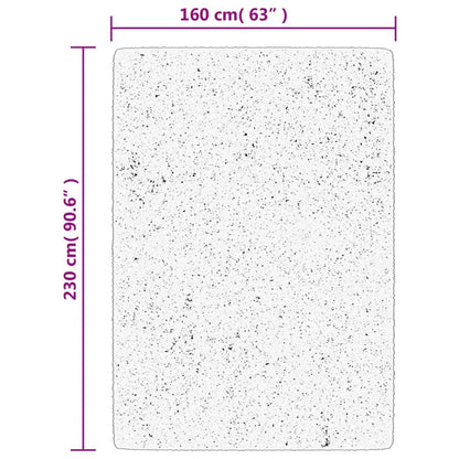 Lattiamatto OVIEDO lyhytpinoinen antrasiitti 160x230 cm