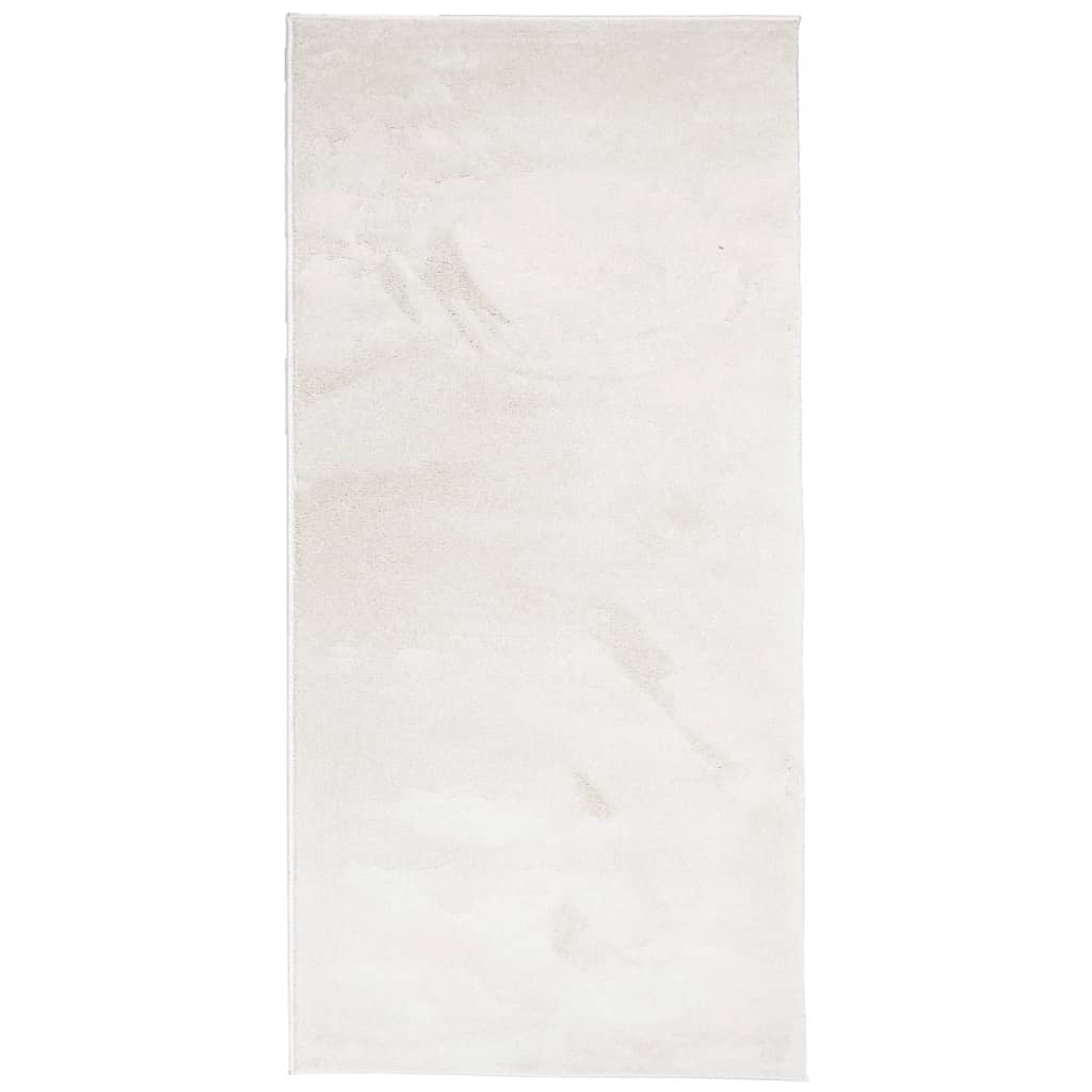 Lattiamatto OVIEDO lyhyt nukka beige 100x200 cm