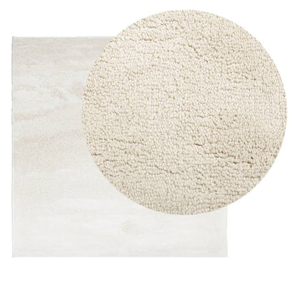 Lattiamatto OVIEDO lyhyt nukka beige 160x160 cm