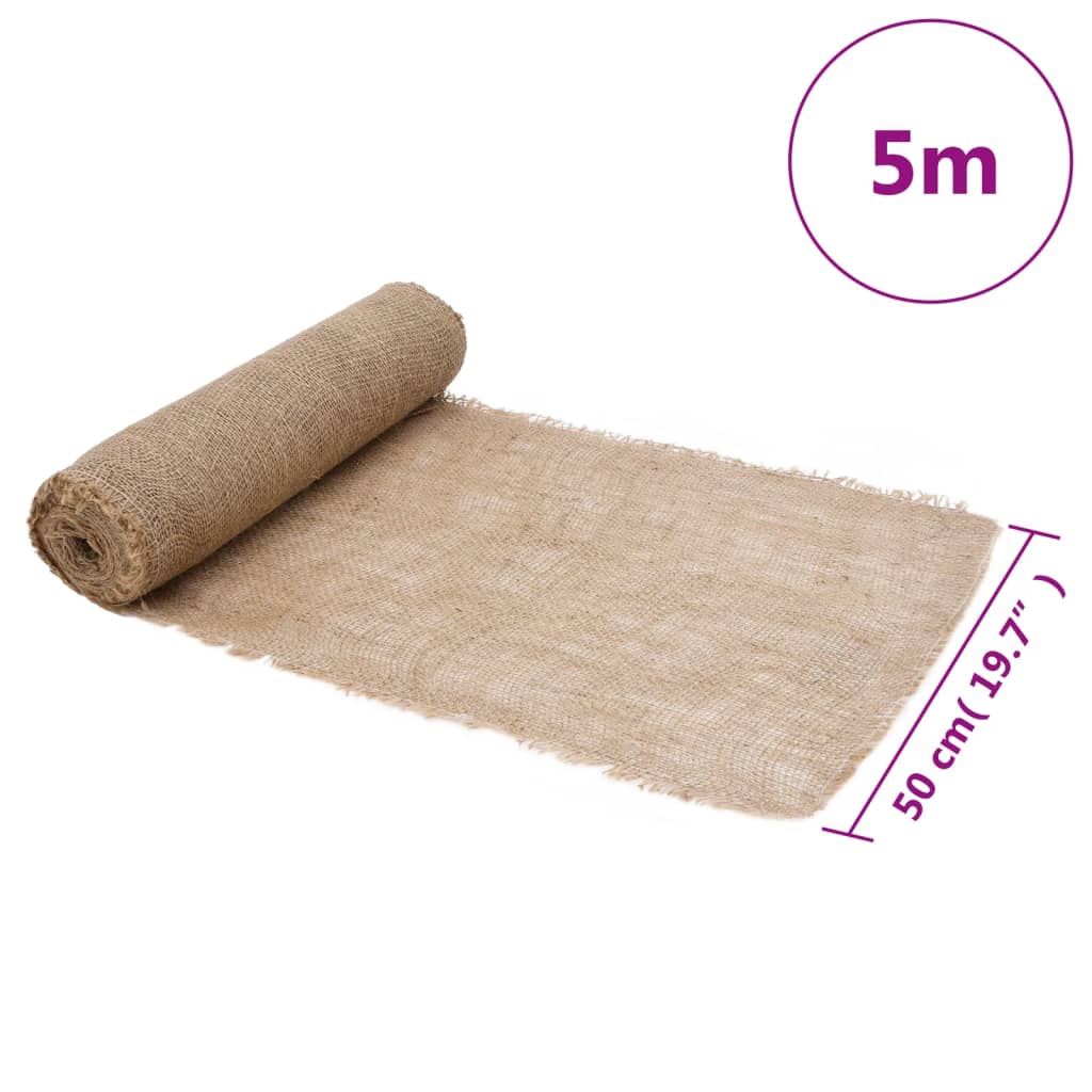 Juldekoration Inomhus Juterulle 0,5x5 m 100% jute 200 gsm