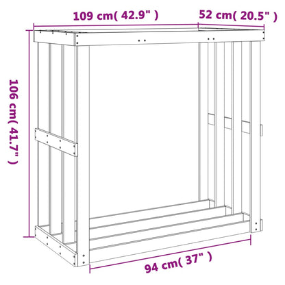 Puujalusta vahanruskea 109x52x106 cm massiivimänty